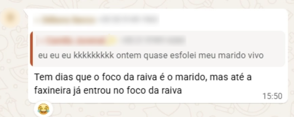 Relato bem-humorado sobre dias de raiva intensa